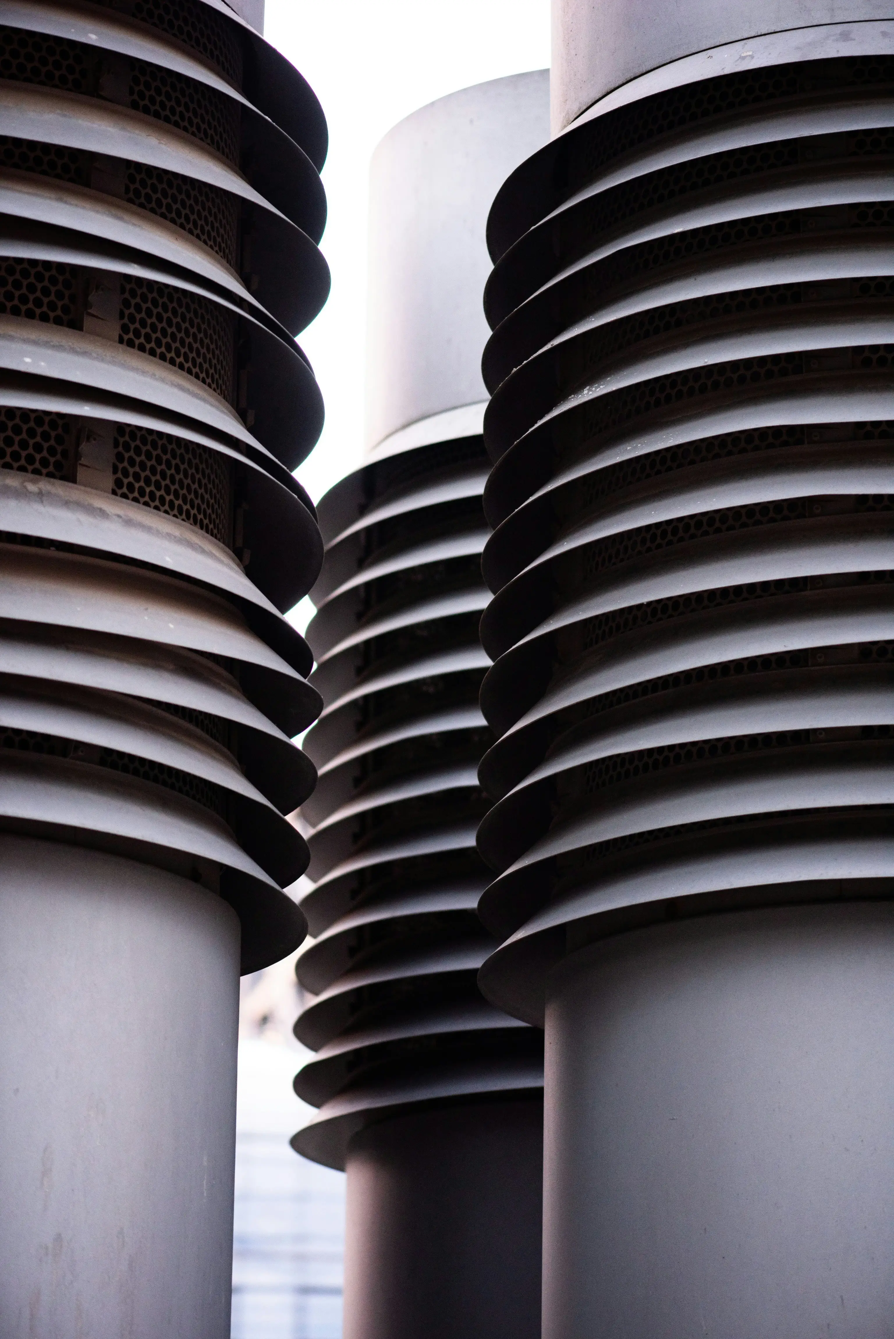 HVAC Ventilation System, commercial venting, spiral ducts